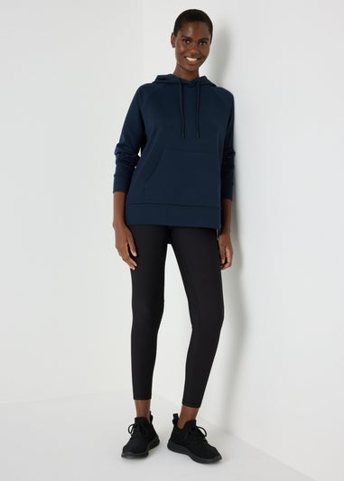 Souluxe Navy Longline Hoodie