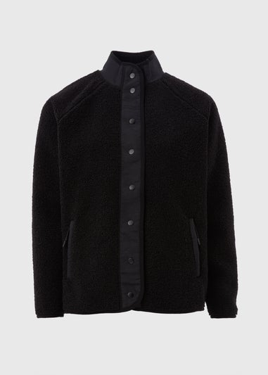 Souluxe Black Fleece Jacket