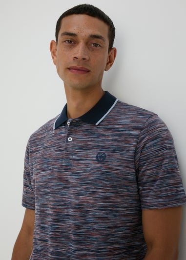 Multicolour Space Dye Polo Shirt