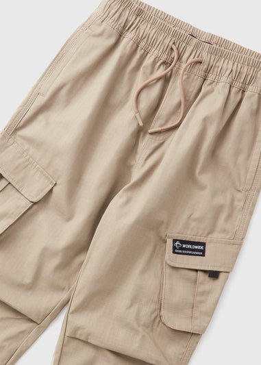 Boys Stone Ripstop Cargo Trousers (7-15yrs)