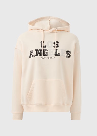 Cream Sequin LA Hoodie