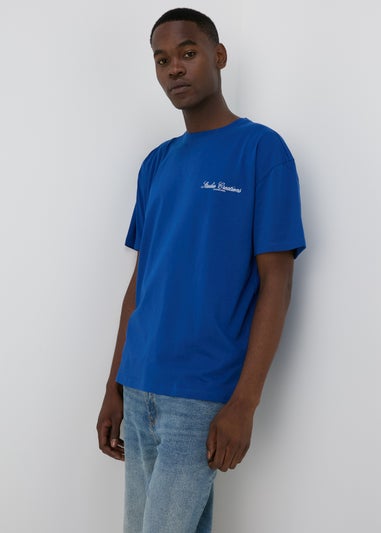 Cobalt Blue Graphic T-Shirt