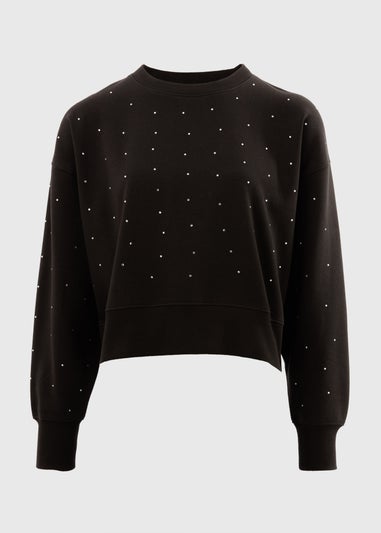 Black Stud Sweatshirt