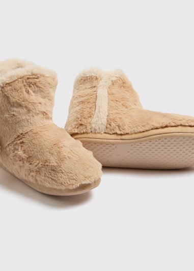 Mink Fur Slipper Boots