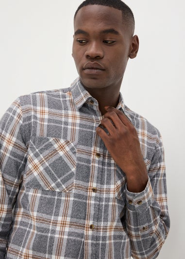 Grey Grindle Check Shirt