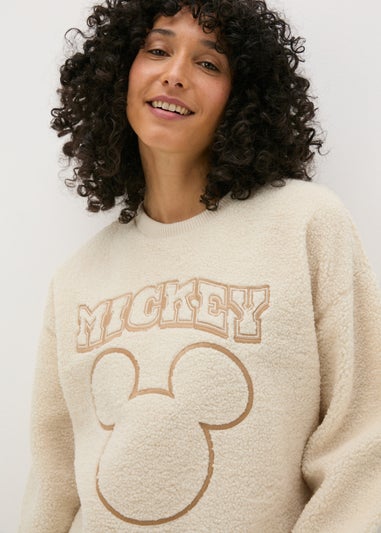 White Borg Mickey Sweatshirt