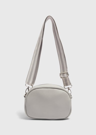 Grey PU Camera Bag