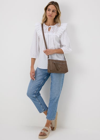 Brown Cross Body Bag