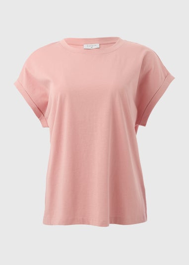 Pink Plain T Shirt