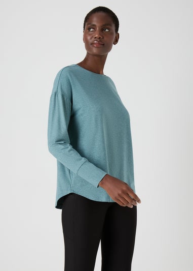 Souluxe Turquoise Long Sleeve Top