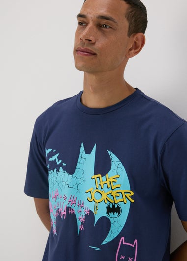 Navy Batman Joker T-Shirt