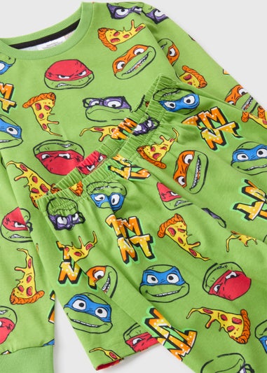 Ninja Turtles Boys Green Pyjama Set (4-12yrs)