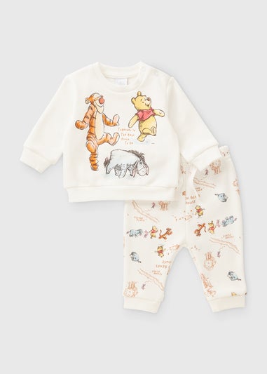 Winnie The Pooh Baby Cream Sweatshirt & Jogging Bottoms Set (Newborn-18mths)