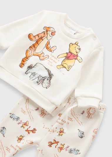 Winnie The Pooh Baby Cream Sweatshirt & Jogging Bottoms Set (Newborn-18mths)