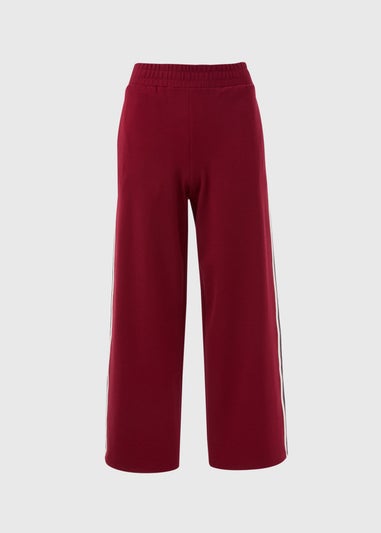 Burgundy Straight Leg Trousers