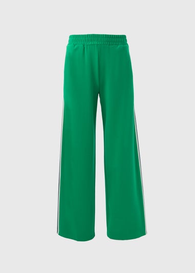 Green Straight Leg Trousers