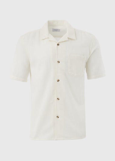 Ecru Textured Cloth Shirt