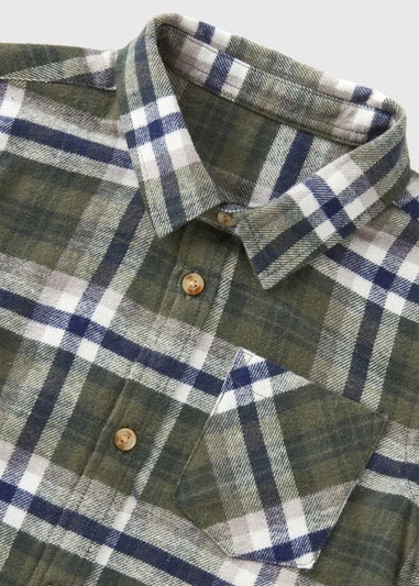 Boys Green Checked Shirt (1-7yrs)