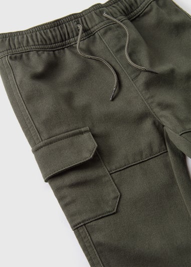 Boys Khaki Cargo Trousers (1-7yrs)