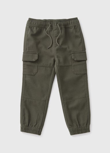 Boys Khaki Cargo Trousers (1-7yrs)