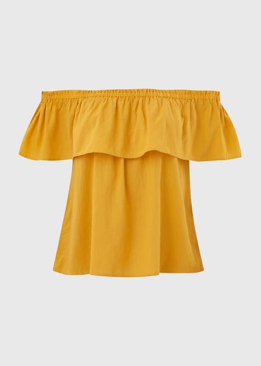 Yellow Bardot Blouse