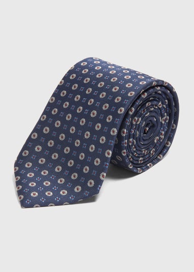 Taylor & Wright Blue Geo Design Tie