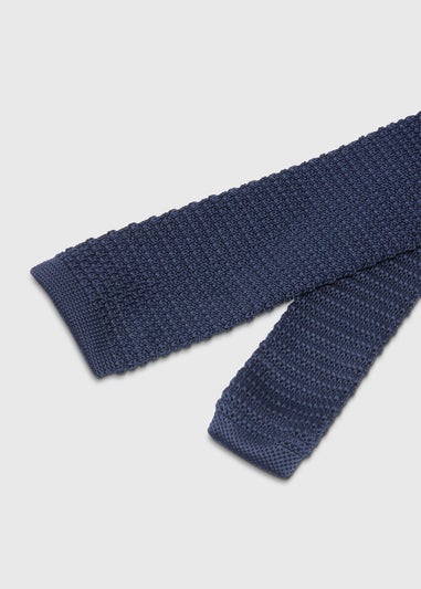 Taylor & Wright Navy Knitted Tie