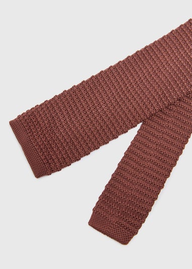 Taylor & Wright Rust Knitted Tie