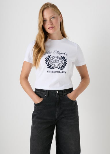 White Los Angeles Graphic T-Shirt