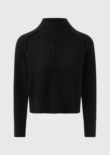 Black Seam Front Jumper