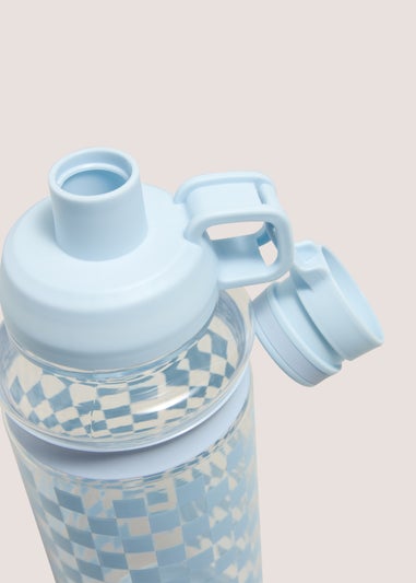 Blue X-Large Checked Bottle