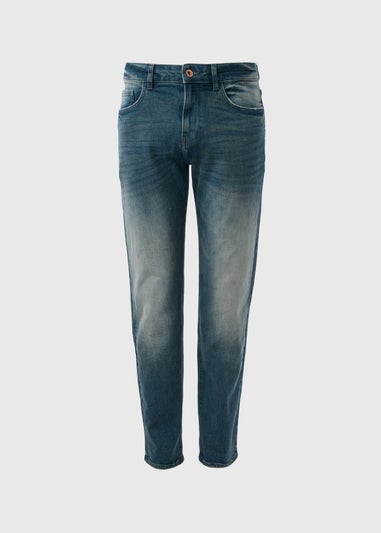 Blue Cast Straight Fit Jeans