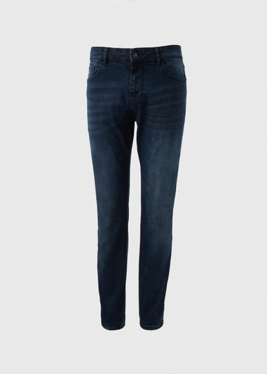 Blue Tapered Slim Fit Jeans