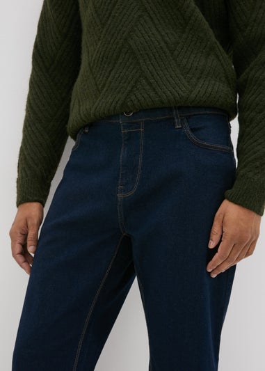 Dark Blue Boot Cut Fit Jeans