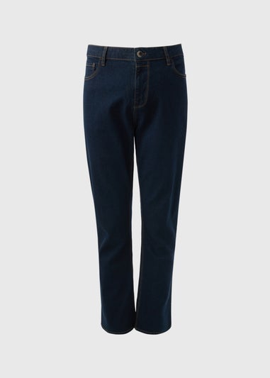 Dark Blue Boot Cut Fit Jeans