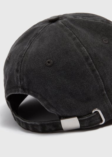 Black Denim Cap