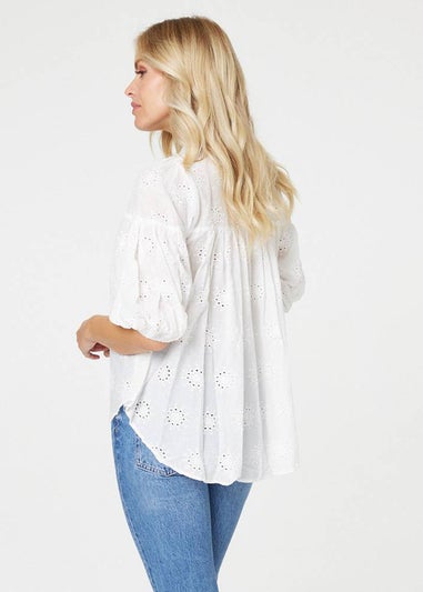 Izabel London Broderie Anglaise Blouse