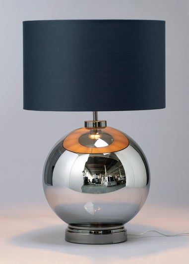 BHS Metro Table Lamp Smoke (57cm x 36.5cm)