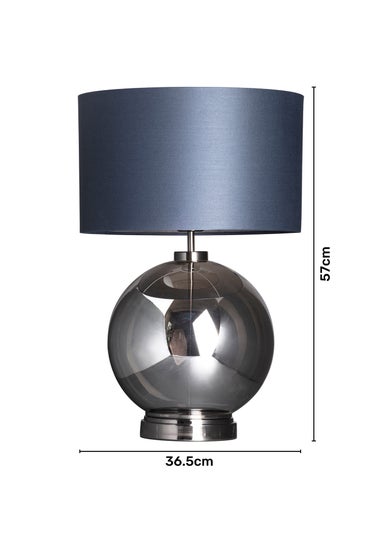 BHS Metro Table Lamp Smoke (57cm x 36.5cm)