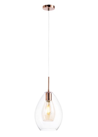 BHS Carmella Pendant Copper (Adjustable 51-103cm x 25cm)