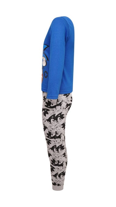 Sonic The Hedgehog Boys Blue Pyjama Set (8-12 yrs)