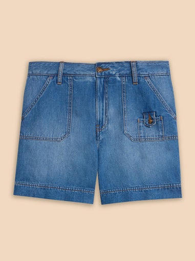 Jeansshorts Mollie mit Cargotasche