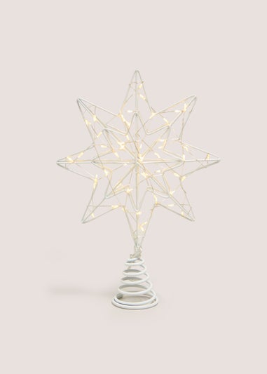 White LED Star Tree Topper