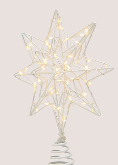 Wondrous White LED Star Tree Topper