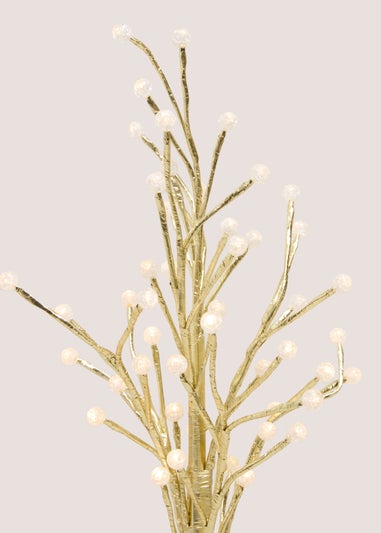 Wondrous Champagne LED Metallic Tree