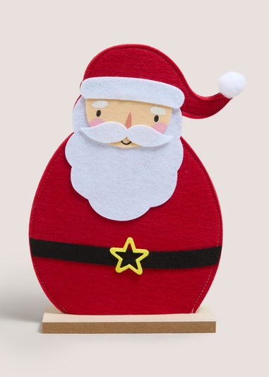 Joyful Santa Felt Decoration