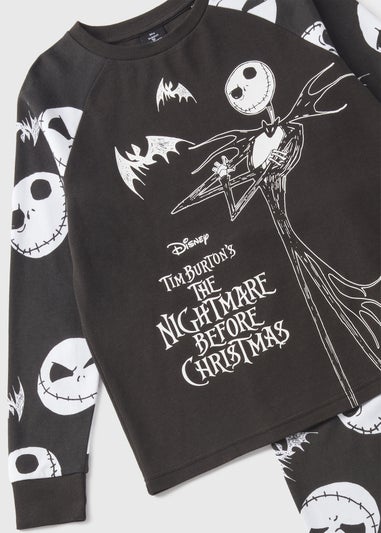 Disney Kids Black The Nightmare Before Christmas Jack Skellington Pyjama Set (4-12 Years)