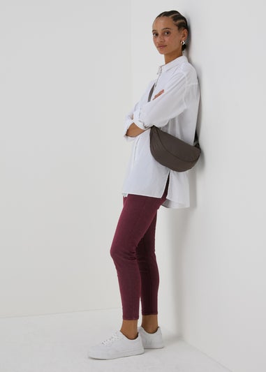 Burgundy Rosie Jeggings