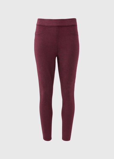 Burgundy Rosie Jeggings