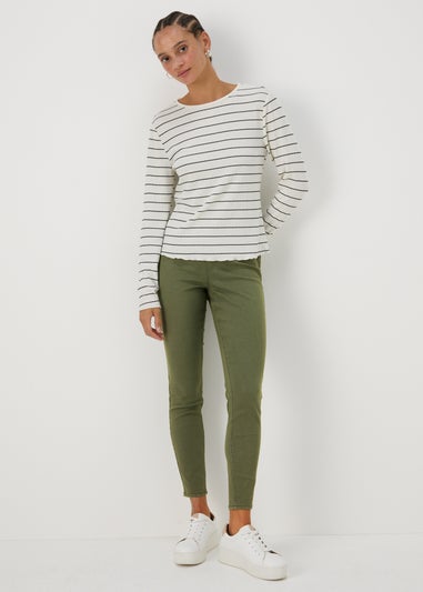 Khaki Rosie Jeggings